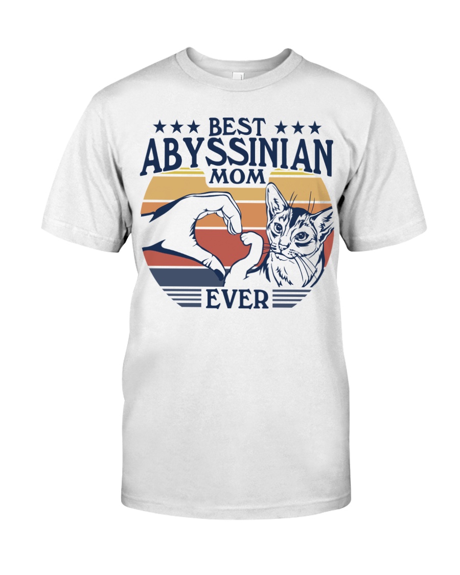 Playful Abyssinian Cat T-Shirt For Women - Celebrate Your Sleek And Playful Feline Friend