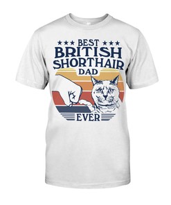 Playful British Shorthair Cat T-Shirt For Men - A Fun Way To Celebrate Your Feline Friend