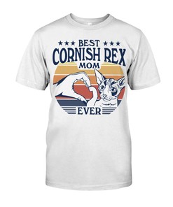 Playful Cornish Rex Cat T-Shirt For Women - A Soft And Cozy Addition To Your Cat Clothing Collection