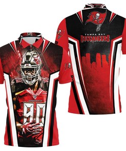 Polo Shirt with All Over Print for Tampa Bay Buccaneers Super Bowl Champions by O J Howard