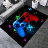 Polyester Game Room Carpets for Non-Slip Sofa Floor Decor - Video Games Mat Home Decoration for Gamer Boys