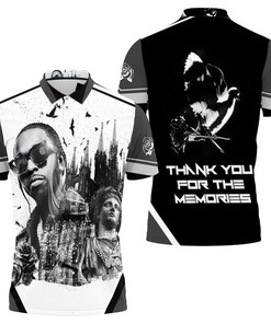 Pop Smoke 2020 Rose Church White Black Rap Hip Hop 3D All Over Print Polo Shirt with Personalized 3D Design