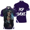 Pop Smoke Shoot for the Stars Aim for the Moon Rose Symbol 3D All Over Print Polo Shirt with 3D Printed Design