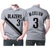 Portland Trail Blazers Cj Mccollum 3 Great Player Nba Basketball Team Jersey Style 3D All Over Print Polo Collar