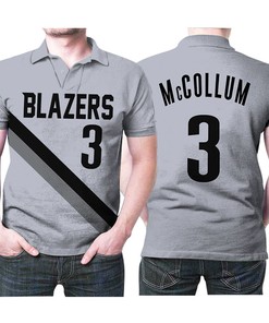 Portland Trail Blazers Cj Mccollum 3 Great Player Nba Basketball Team Jersey Style 3D All Over Print Polo Collar
