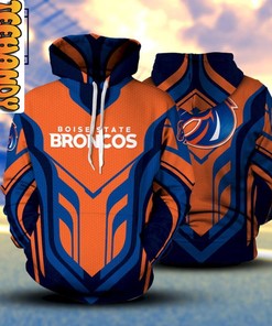 Premium Custom All Over Print 3D Hoodie of Boise State Broncos
