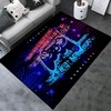 Premium Video Game Area Rug - 3D Printed Living Room Mat with Game Controller PatternNon-Slip Polyester Decor