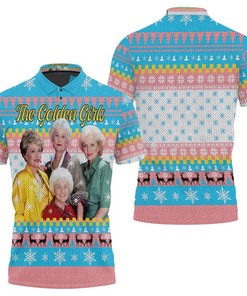 Prepare for Winter with Golden Girls Fan Christmas Knitting Pattern Sweatshirt 3D Polo Shirt All Over Print 3D T-Shirt