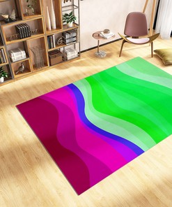 Preppy Personalized Room Decor Area Rug for Chic Living Room or Bedroom