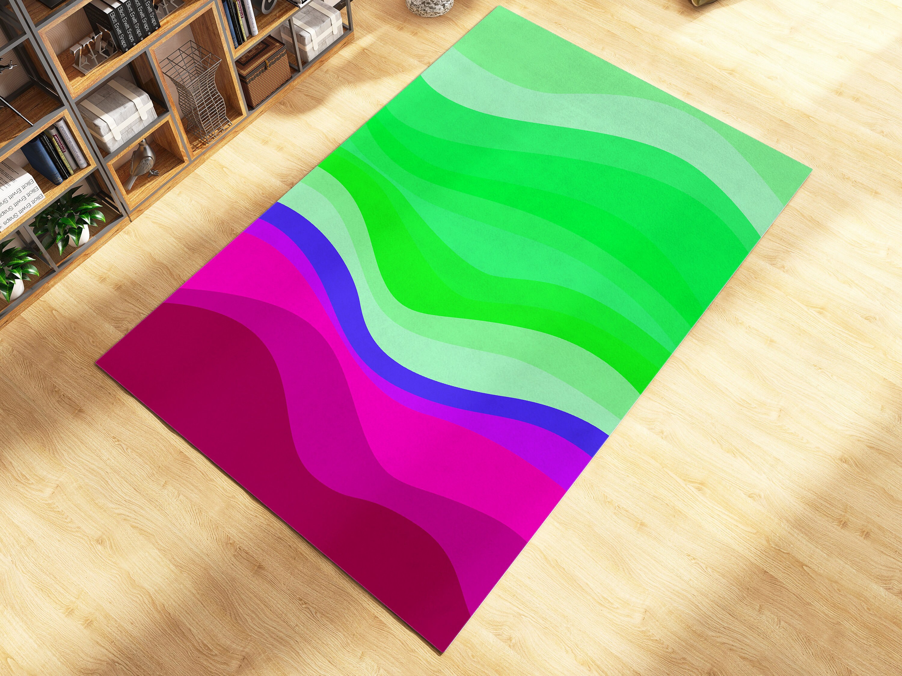 Preppy Personalized Room Decor Area Rug for Chic Living Room or Bedroom - Image 4