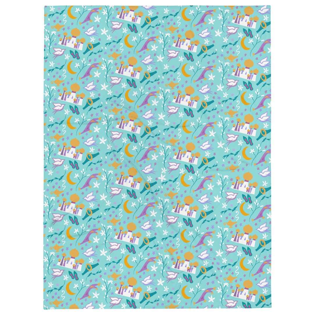 Princess Jasmine Fleece Throw Disney Blanket, Perfect for Your Little Princess