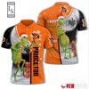 Princeton Tigers Grinch Steals Christmas with All Over Print Polo Shirt