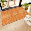 Prironde Indoor Doormat Welcome Mat Basketball Bathroom Rugs Sets - Super Soft and Machine Washable Bath Mats