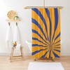 Psychedelic 70s Vintage Boho Shower Curtain - Featuring Trippy and Eco-Friendly Design - Waterproof and Includes Hooks!