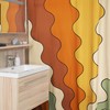 Psychedelic Hippie Shower Curtain, Groovy 60s 70s Bathroom Decor, Retro Tub Accessory