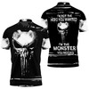 Punisher Skull Im Not The Hero You Wanted Im The Monster You Needed 3D All Over Print Polo Shirt