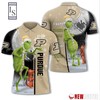 Purdue Boilermakers Grinch Steals Christmas with Personalized Polo T-shirt