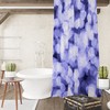 Purple Brokeh Shower Curtain Set with Ethereal Bath Decor
