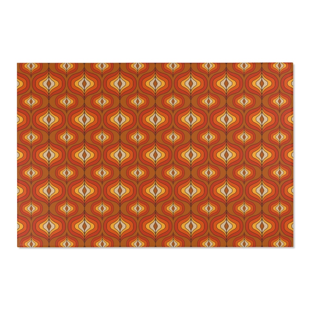 Purple Checkered Soft Non-Slip Floor Mat Rug for College Dorm with Retro Aesthetic - Image 4