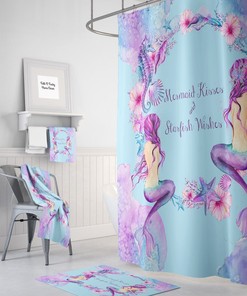 Purple Mermaid Shower Curtain, A Royal Addition to Your Bathroom