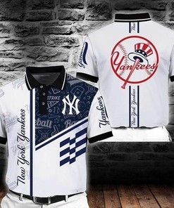 Put Your Yankees Fandom on Full Display with This Yankees Logo 3D All Over Print Polo Shirt