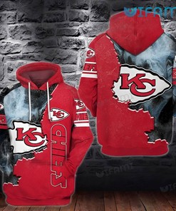 Put a Smile on Your Face with a Joker Hold Logo 3D Hoodie for Kansas City Chiefs Fans