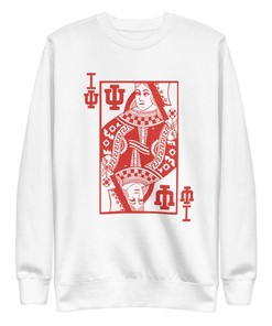 Qqueen Of Indiana Shirt Perfect Gift For Ncaa Fans Of Iu Hoosiers