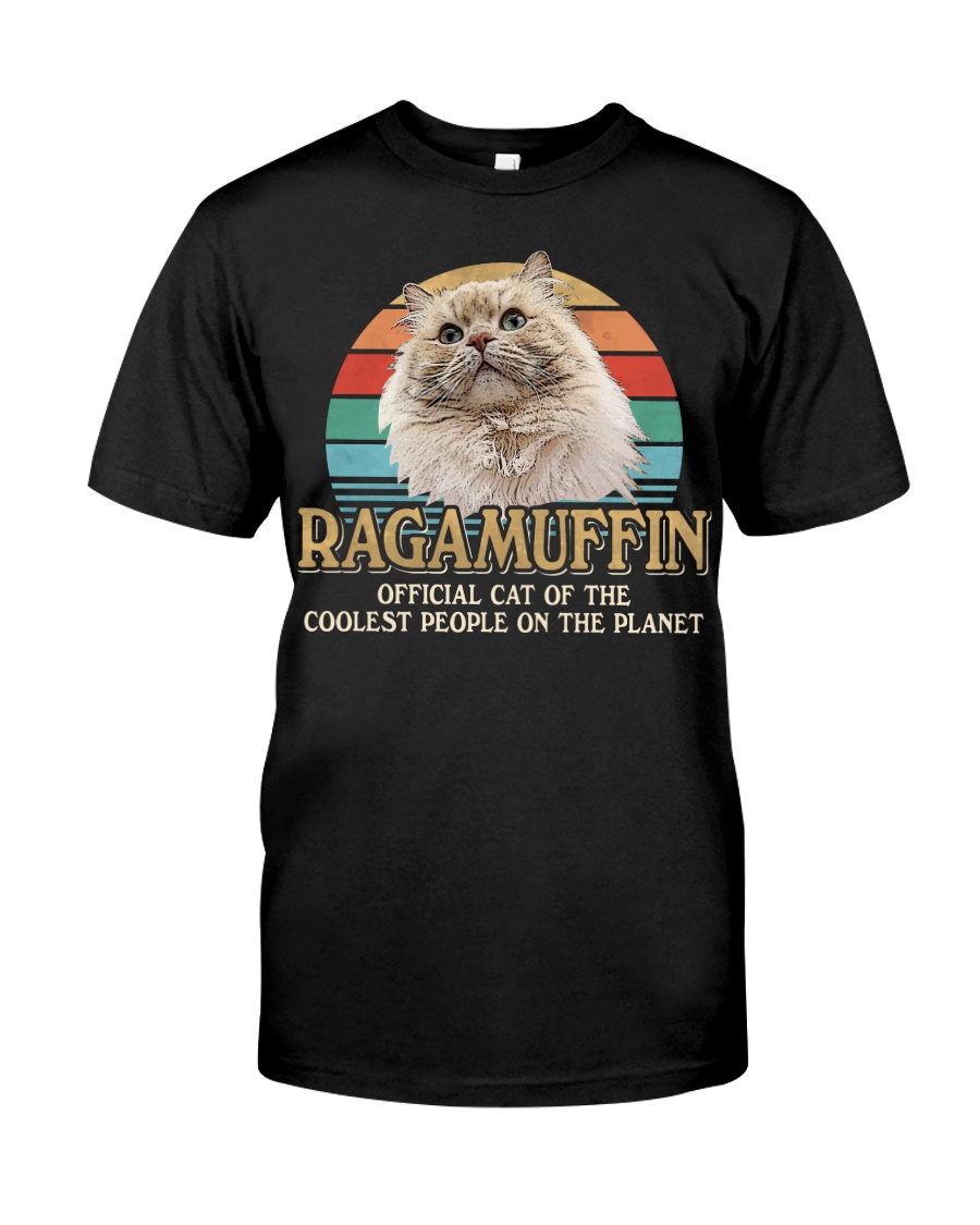 Ragamuffin Funny T-Shirt, Hoodie & Crewneck Sweatshirt - Official Cat Of Cool People Plus Cats Shirts For Women