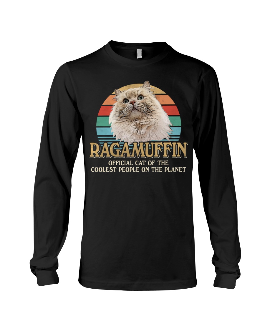 Ragamuffin Funny T-Shirt, Hoodie & Crewneck Sweatshirt - Official Cat Of Cool People Plus Cats Shirts For Women - Image 3