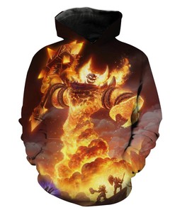 Ragnaros Raid in Classic Wow All Over Print 3D Hoodie