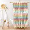 Rainbow Butterfly Shower Curtain | Colorful Pattern Fabric, Bathroom Curtain and Mat Housewarming Gift