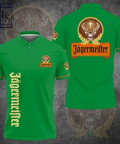 Raise a Glass to Jagermeister with Drinking-themed Polo Shirt