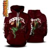 Raphael Ninja Turtle All Over Print 3D Hoodie with TMNT Print