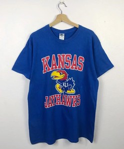Rare Vintage Style Ku Kansas Jayhawks Sweatshirt Hoodie Football Game Day T-Shirt Lover