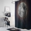 Raven Bird Moon Tree Shower Curtain Moon Glow for Your Luxury Bathroom