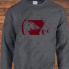 Razorback Sweatshirt Hoodie Shirt, Love With State, Custom Fan Gift