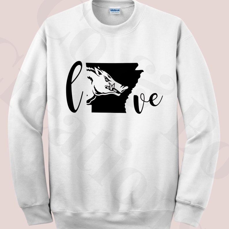 Razorback Sweatshirt Hoodie Shirt, Love With State, Custom Fan Gift - Image 4