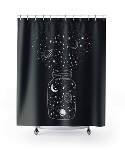 Reach for the stars with this Mystical Outer Space Planet Shower Curtain