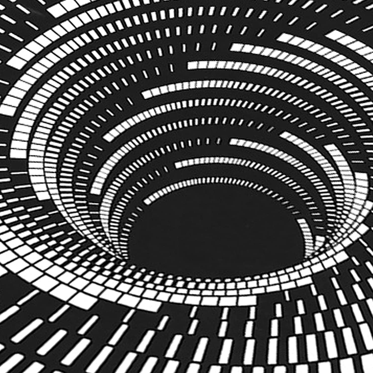 Realistic 3D Vortex Optical Illusion Rug - Delicate Edging and Anti-Slip Area Rugs for Comfort