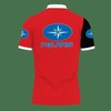 Red 3D Printed Polaris Lph-Lt Polo Shirt with Breathable Fabric