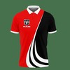 Red 3D Printed Ram Truck Lph-Va Polo Shirt with Breathable Fabric