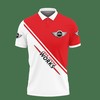 Red All Over Print Polo Shirt with Mini Jcw Vth-Hl Ver 2 and 3D Print: High-Quality and Breathable Athletic Piece