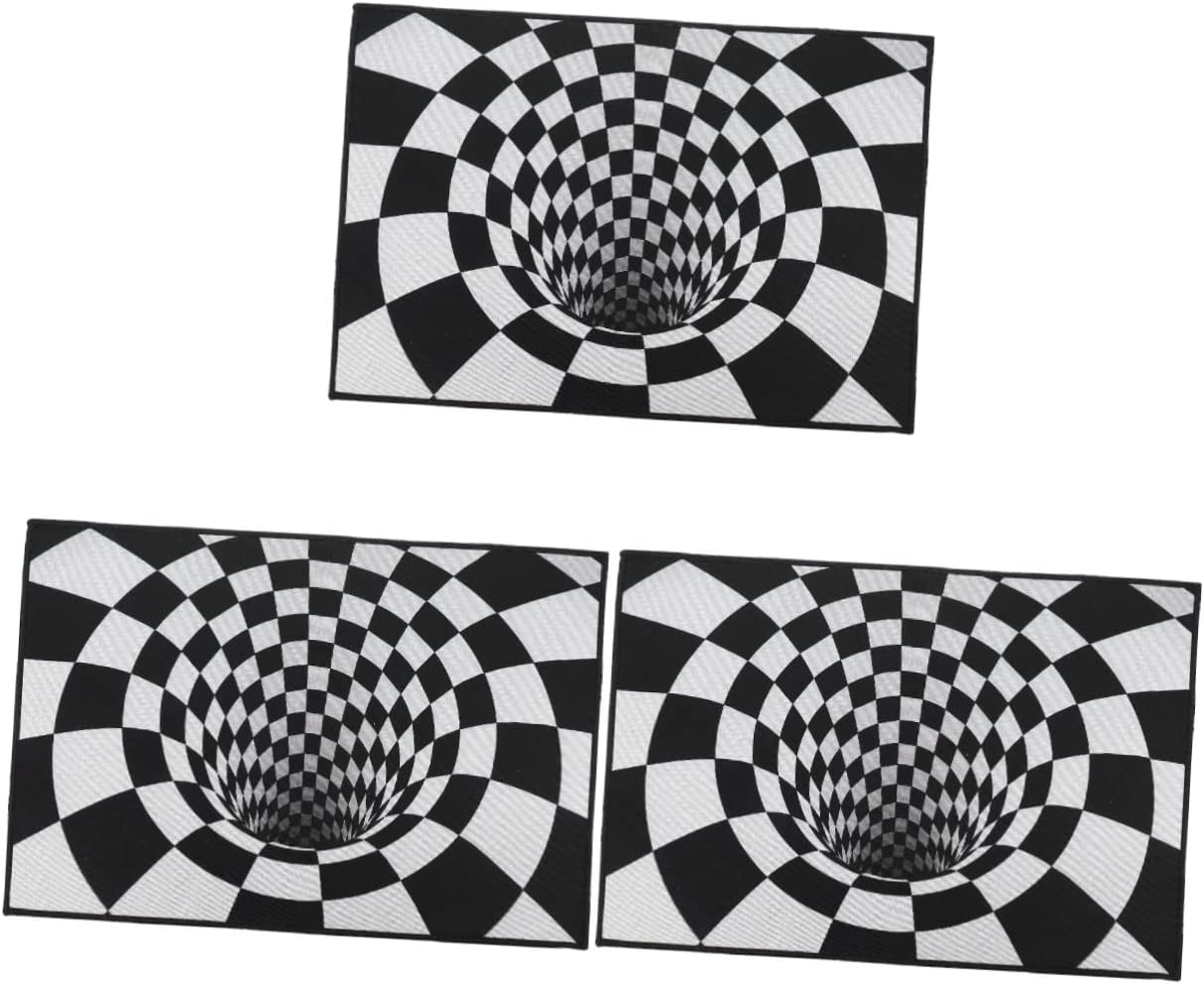 Red Christmas Decoration 3D Illusion Rug - Perfect for Creating a Festive and Fun Atmosphere in Your Living Room - Image 2