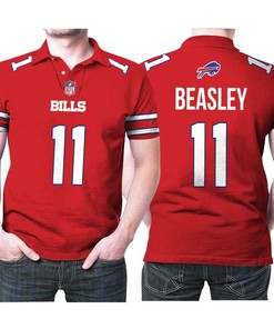 Red Color Rush Polo Shirt with Cole Beasley #11: Show off with style!