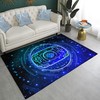 Red Game Controller Indoor Rugs for Boys Bedroom or Living Room