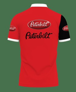 Red Hot 3D Printed Peterbilt Ttt-Lt Polo Shirt: Ver 1