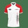 Red Mini Jcw Vth-Hl Polo Shirt Ver 1 with 3D Print: Trendy and Athletic