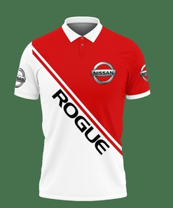 Red Nissan Rogue Nqp-Ht Polo Shirt Ver 1 with 3D Print: Personalized Athletic Wear