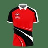 Red Nissan Ttt-Va Polo Shirt Ver 1: Personalized Athletic Wear with 3D Print