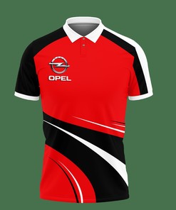Red Nissan Ttt-Va Polo Shirt Ver 1: Personalized Athletic Wear with 3D Print